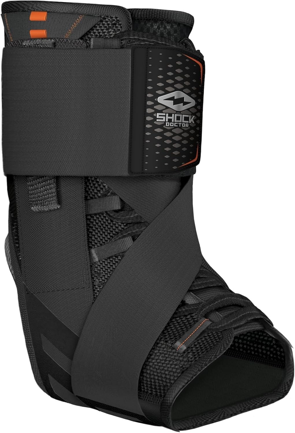 Shock Doctor Adult Medium Ultra Wrap Lace Ankle Brace, Maximum Support Level 3