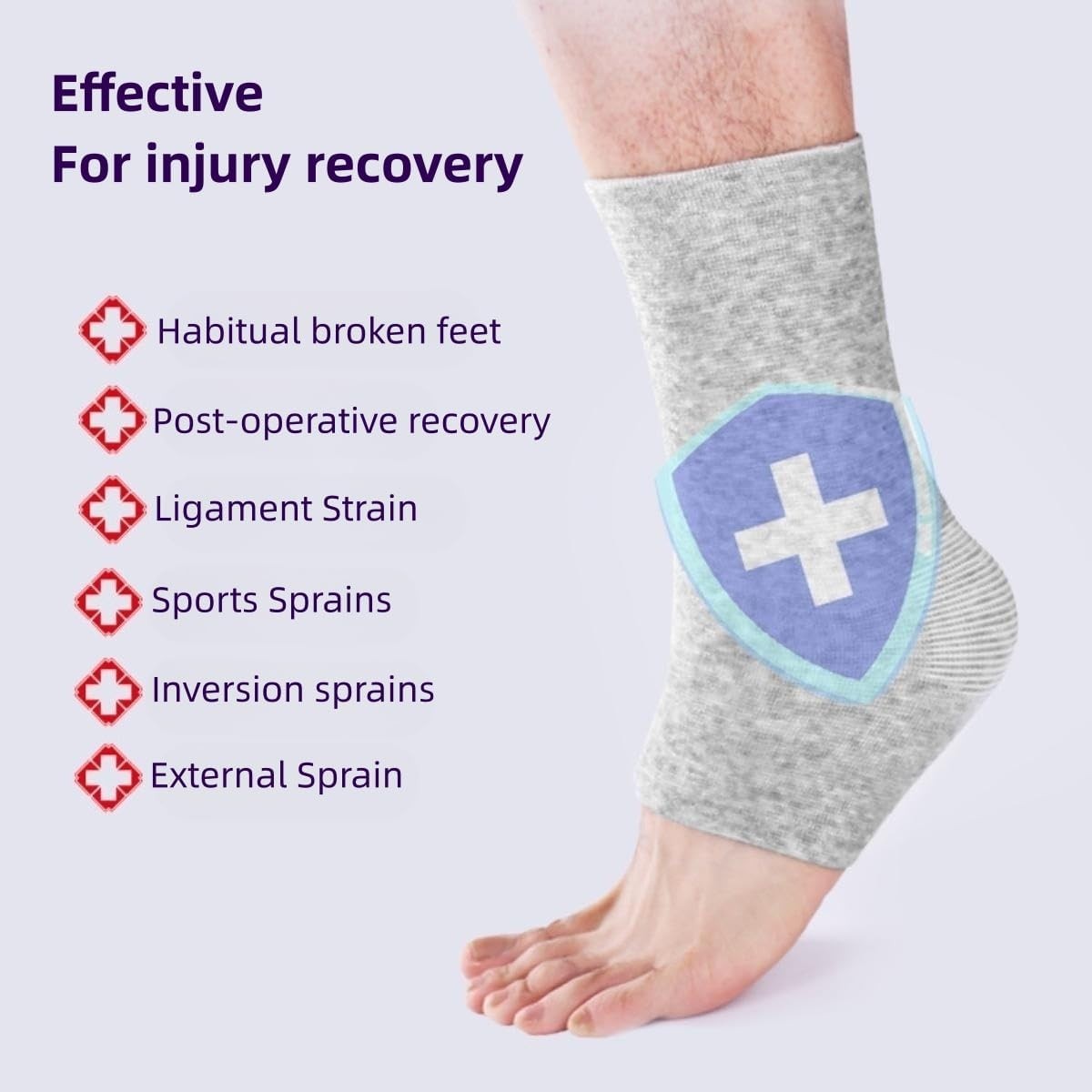 Bamboo Fiber Compression Socks for Men & Women – 15-20 Mmhg, Black, White