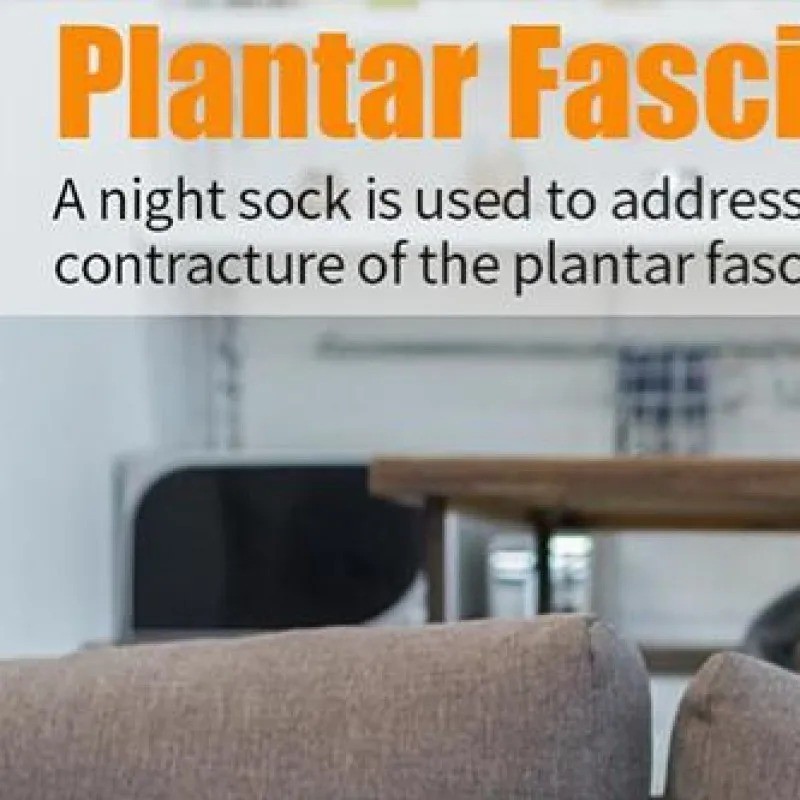 Plantar Fasciitis Night Splint Sock – Adjustable Planter Facetious Relief Brace
