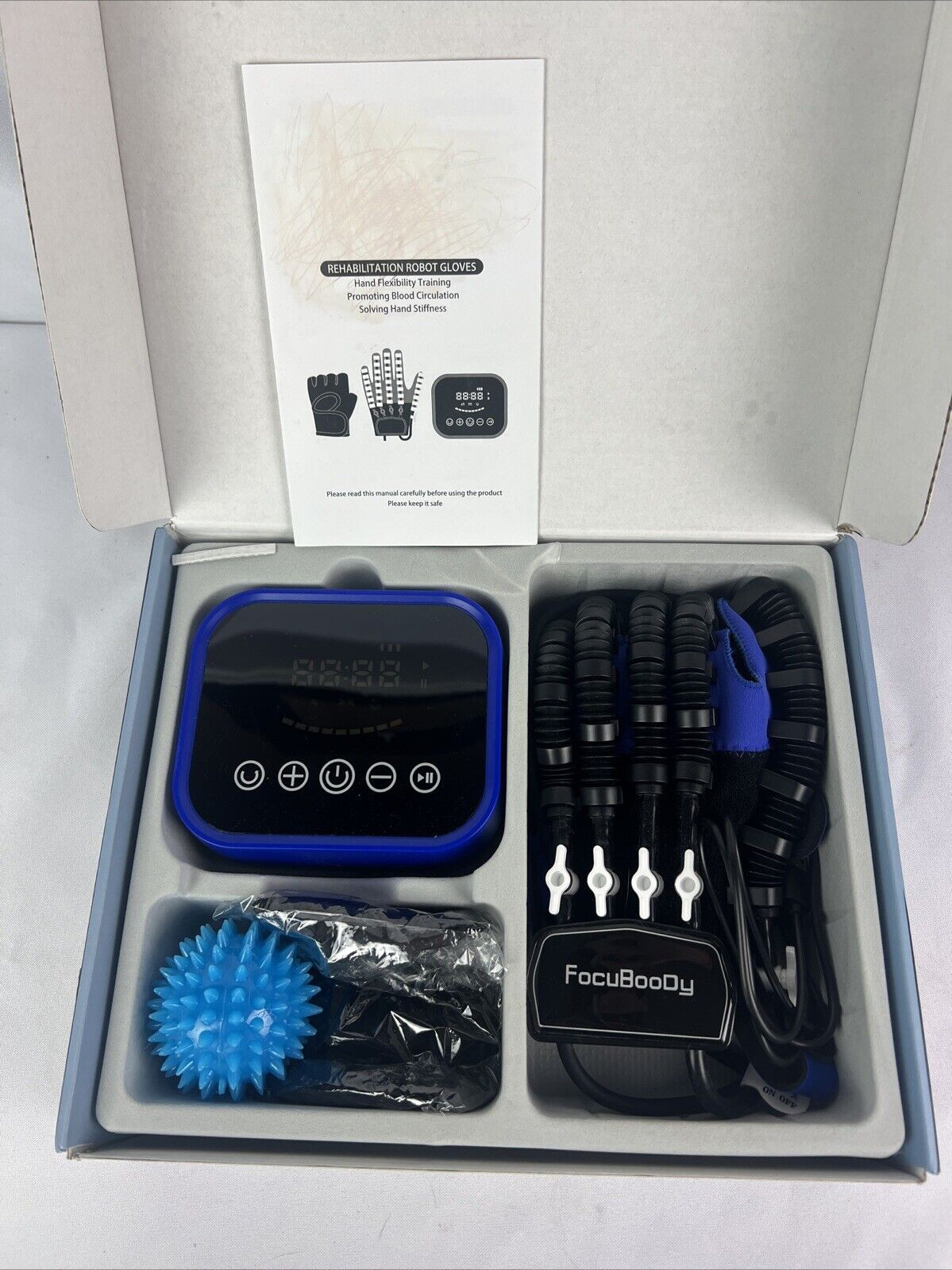 Hand Function Rehabilitation Robot Gloves For Finger Hemiplegia Recovery Trainer