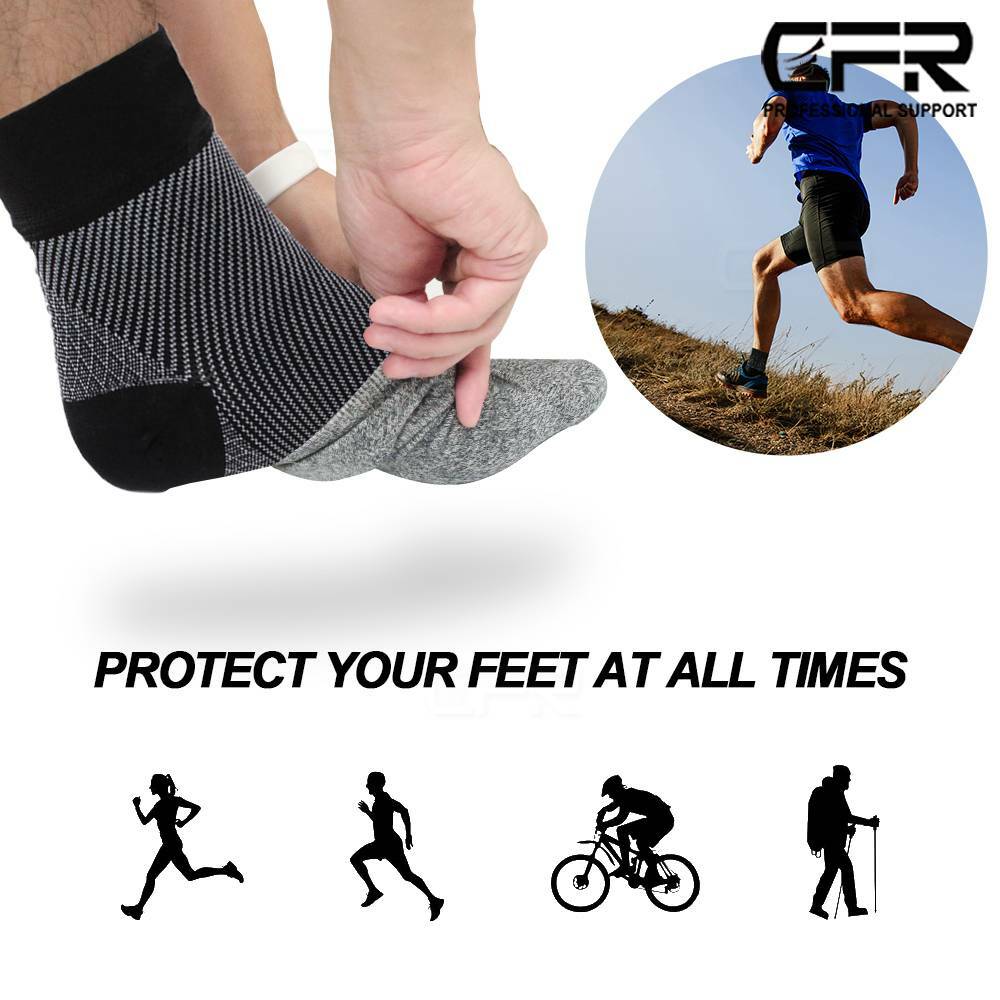 Ankle Support Brace Stabilizer Compression Sleeve Socks Foot Pain Relief Unisex