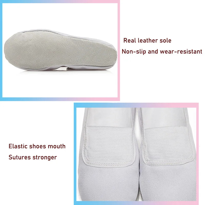 EU22-45 Indoor Yoga Slippers Gym Teacher Fitness Yoga Ballet Dance Shoes