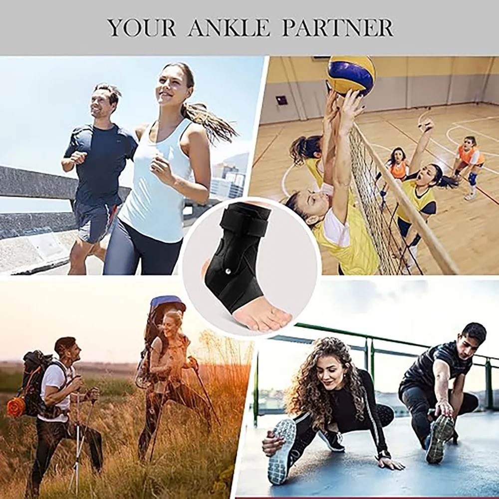 Adjustable Ankle Brace Protective Guards Splint Stabilizer Tendonitis Recovery