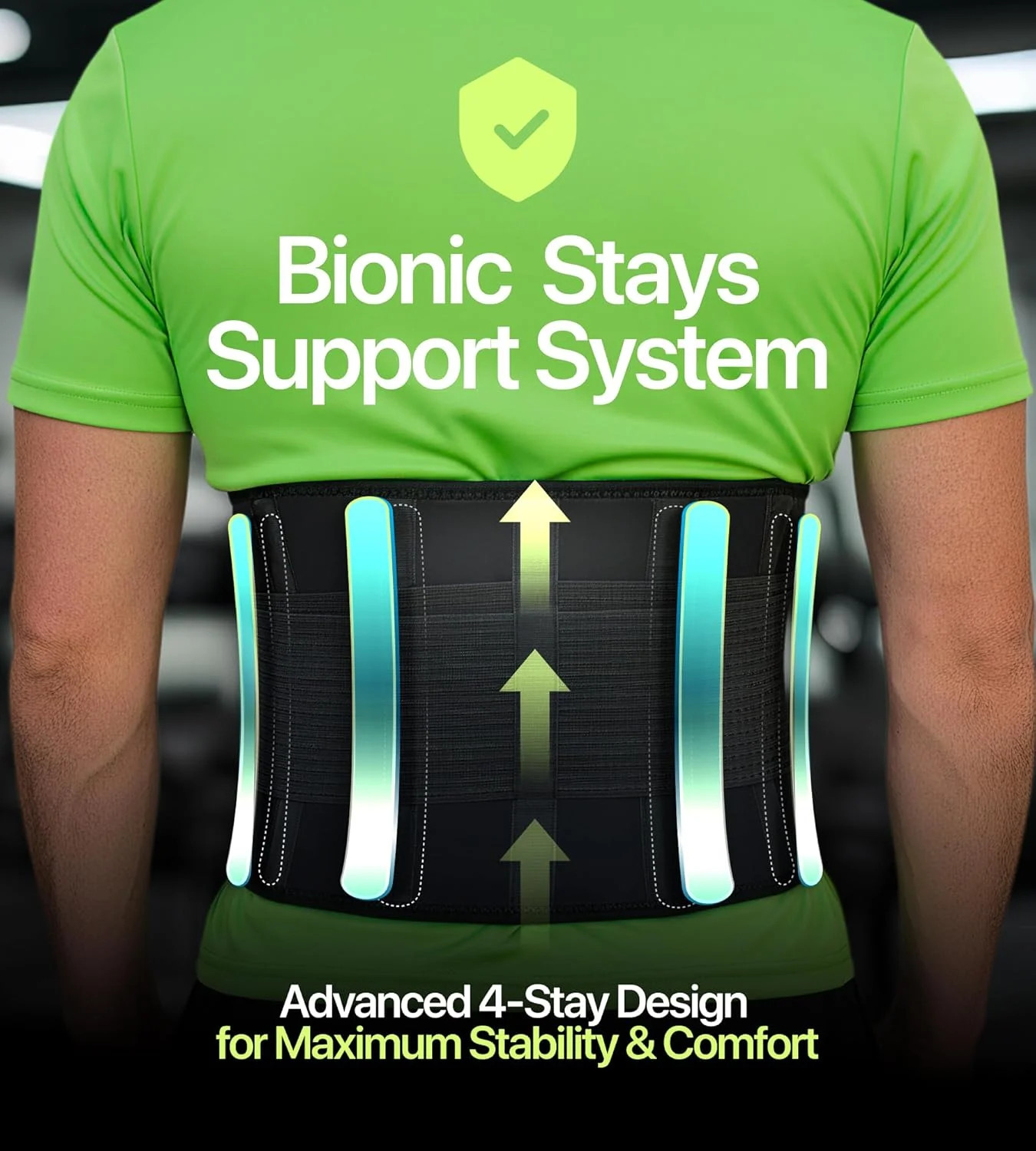 5XL Plus Size Back Brace – Adjustable Lumbar Support for Women & Men | Low
