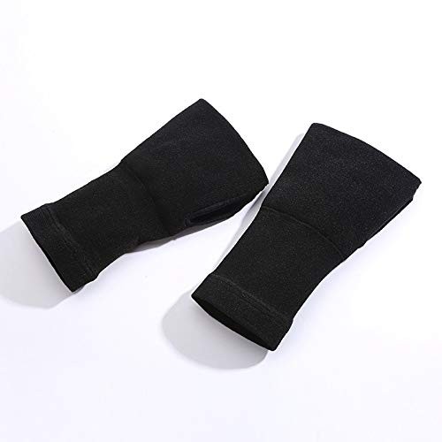 SVDpirit Compression Wrist Sleeves (1pc) for Carpal Tunnel and Large, Black