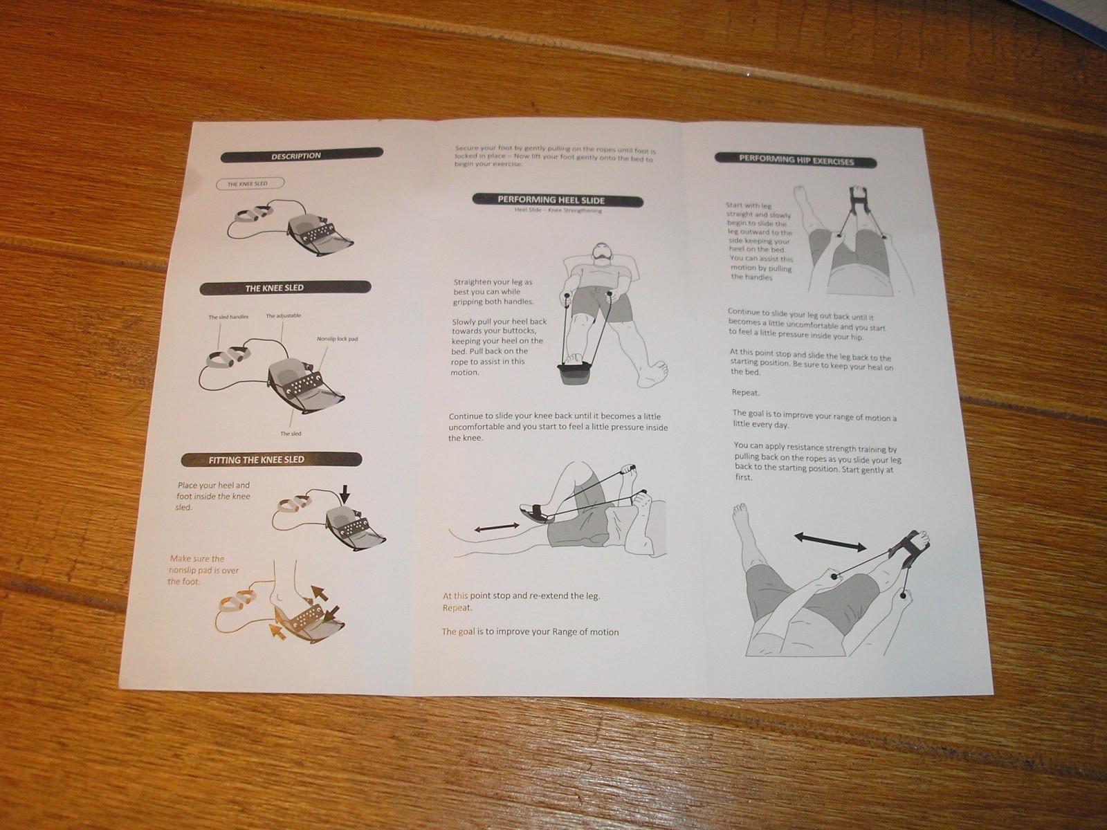 Multi Purpose Knee Surgery KneeSled – Best Knee, ACL, MCL, Recovery/ Rehab.