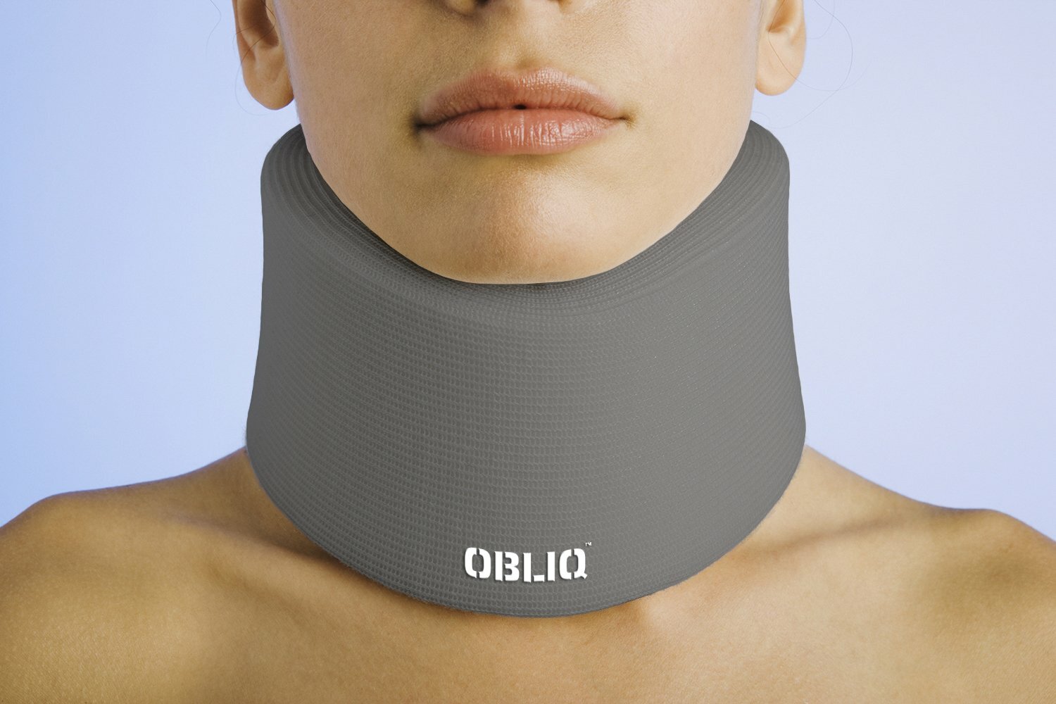 OBLIQ Soft Cervical Collar Adjustable Neck Brace Relieves Pain (X-Large)