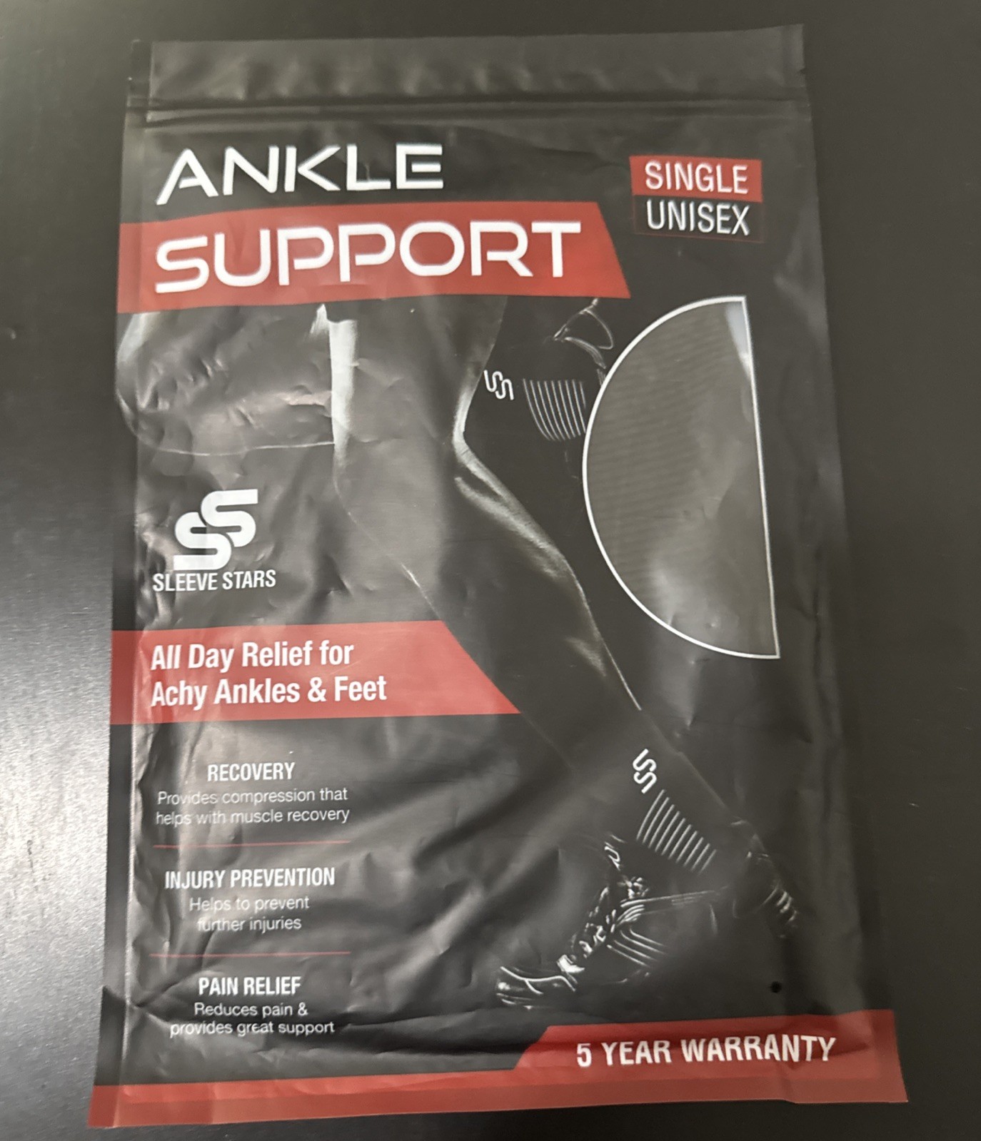Sleeve Stars Ankle Support All Day Relief for Achy Ankles & Feet Single/Unisex
