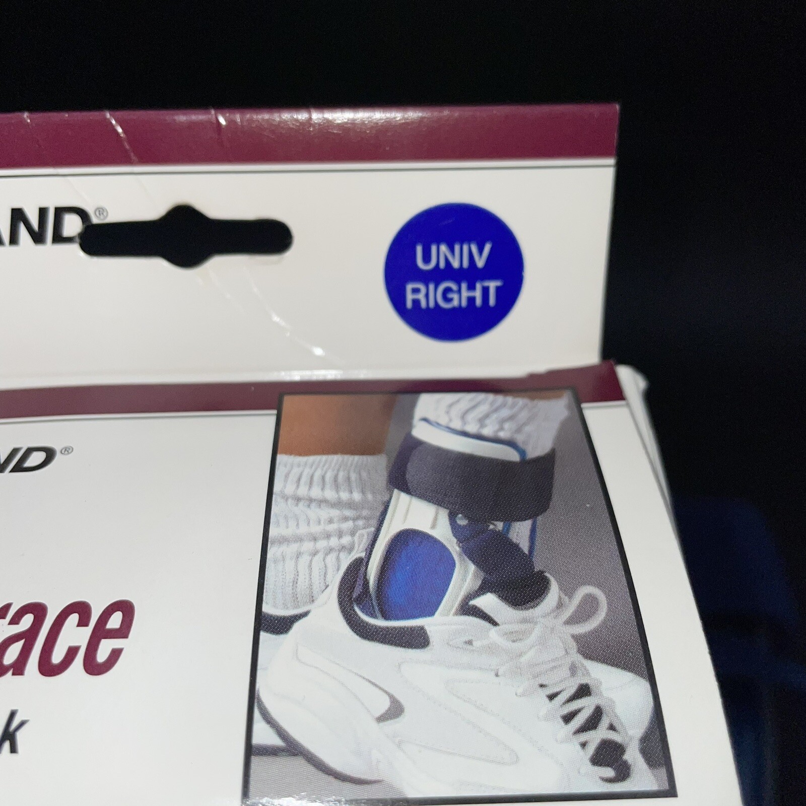 FLA Orthopedics Gel Brand Ankle Brace B5-740840 Gel Band Right Foot