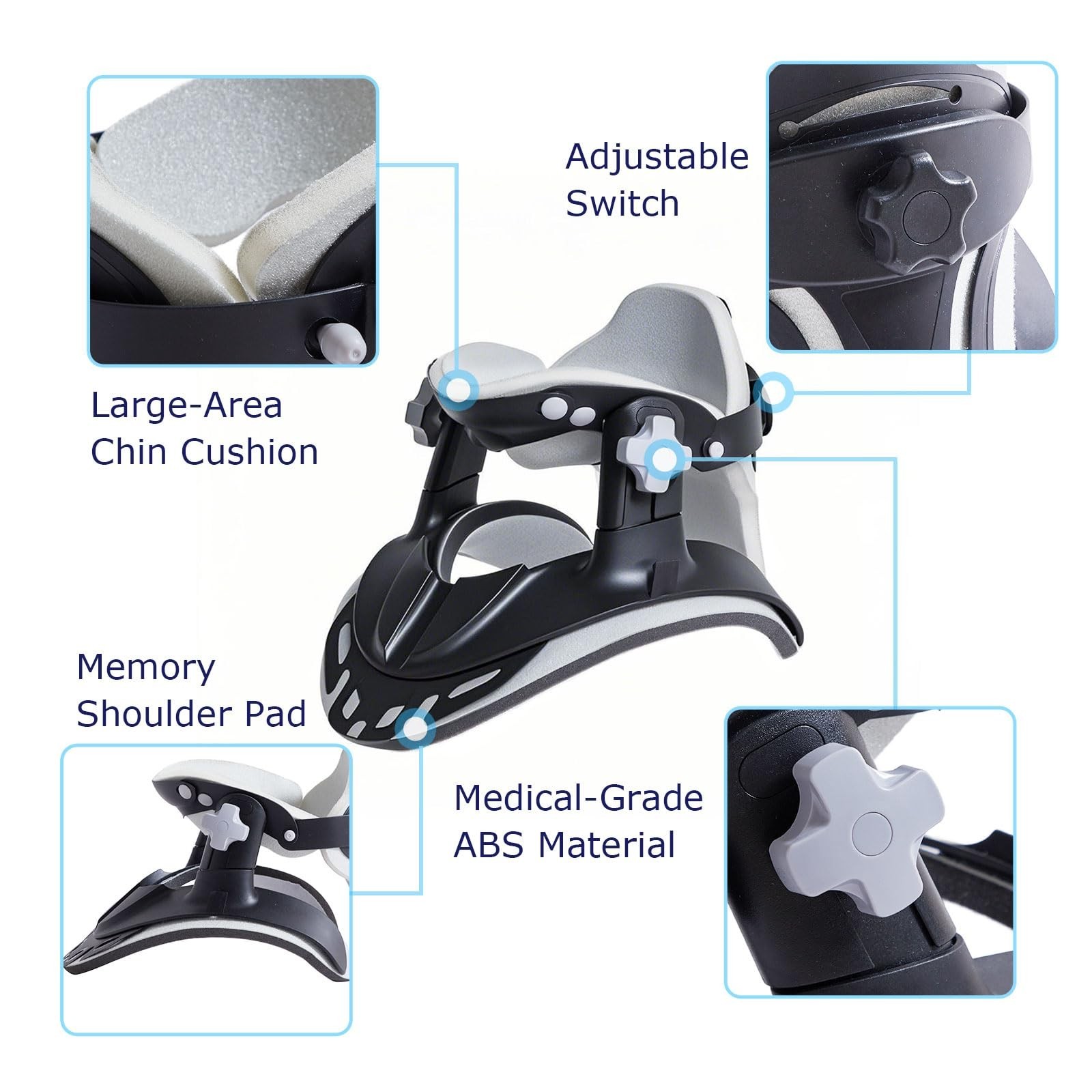 ALPHAY Neck Stretcher Cervical Traction,Neck Braces for Neck Pain and Support…