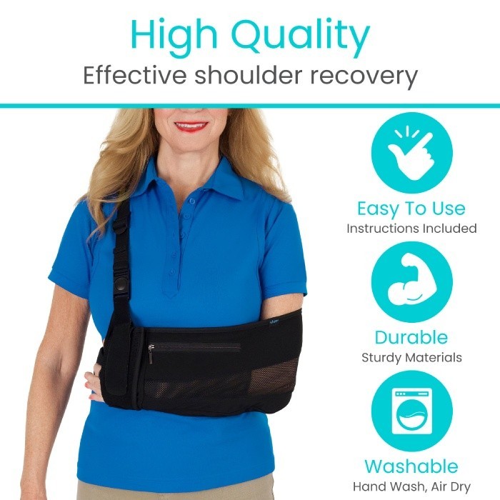 Advanced Arm Sling Shoulder Support Immobilizer Adjustable Padded Arm Sling