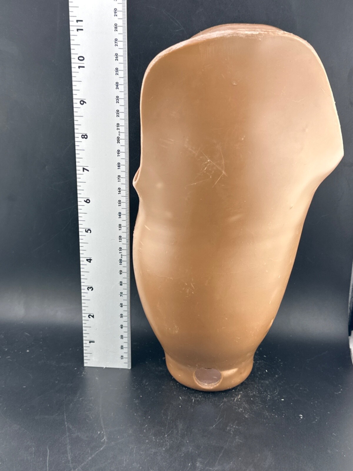 Below knee prosthetic socket. Not for medical use, left