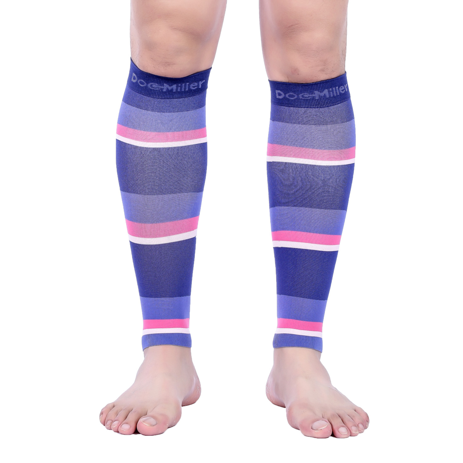 Doc Miller Calf Compression Stockings 20-30MMHG Sleeves For Varicose Pain Relief