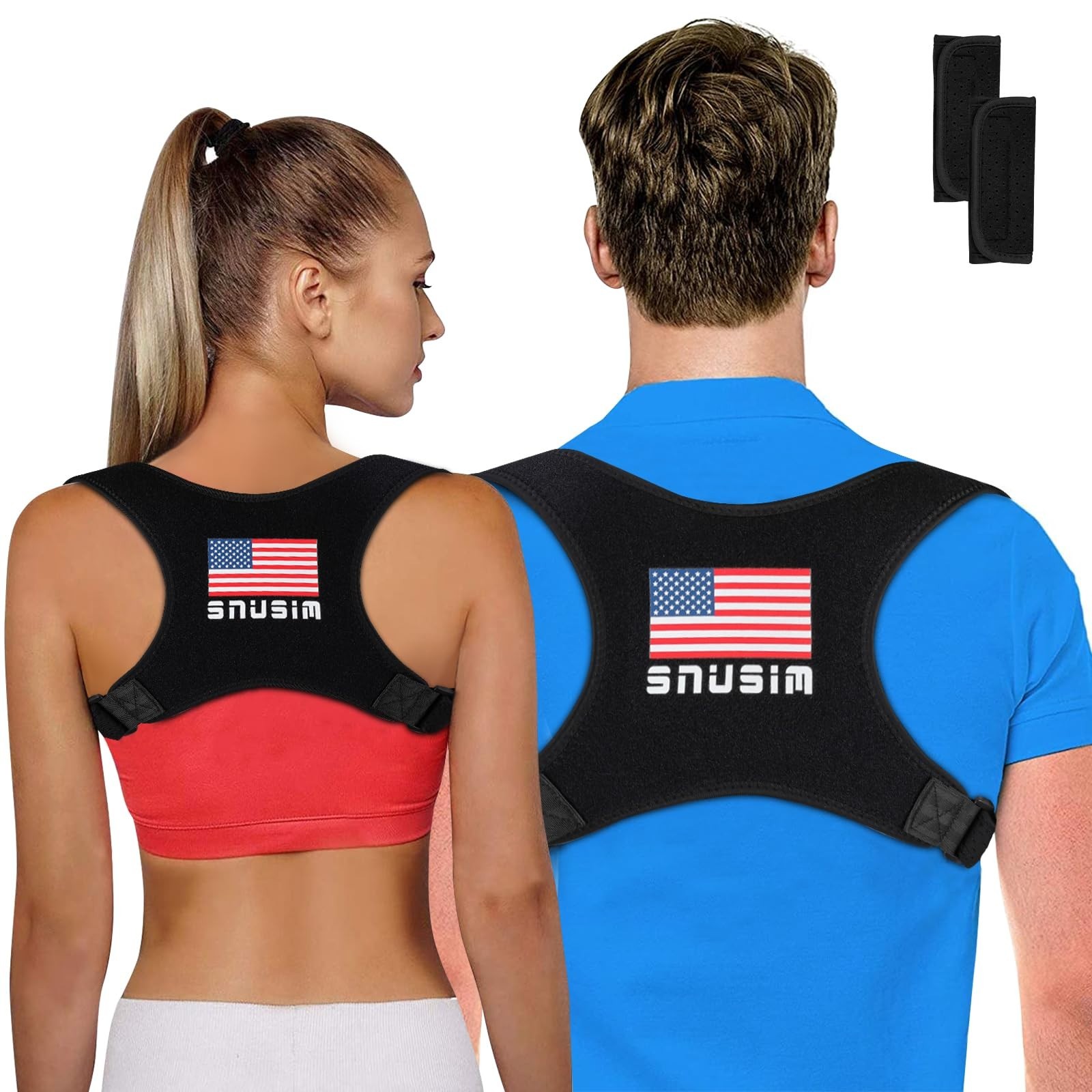 Posture Corrector Upper Back Support Brace for Neck & Shoulder Pain Relief – Uni