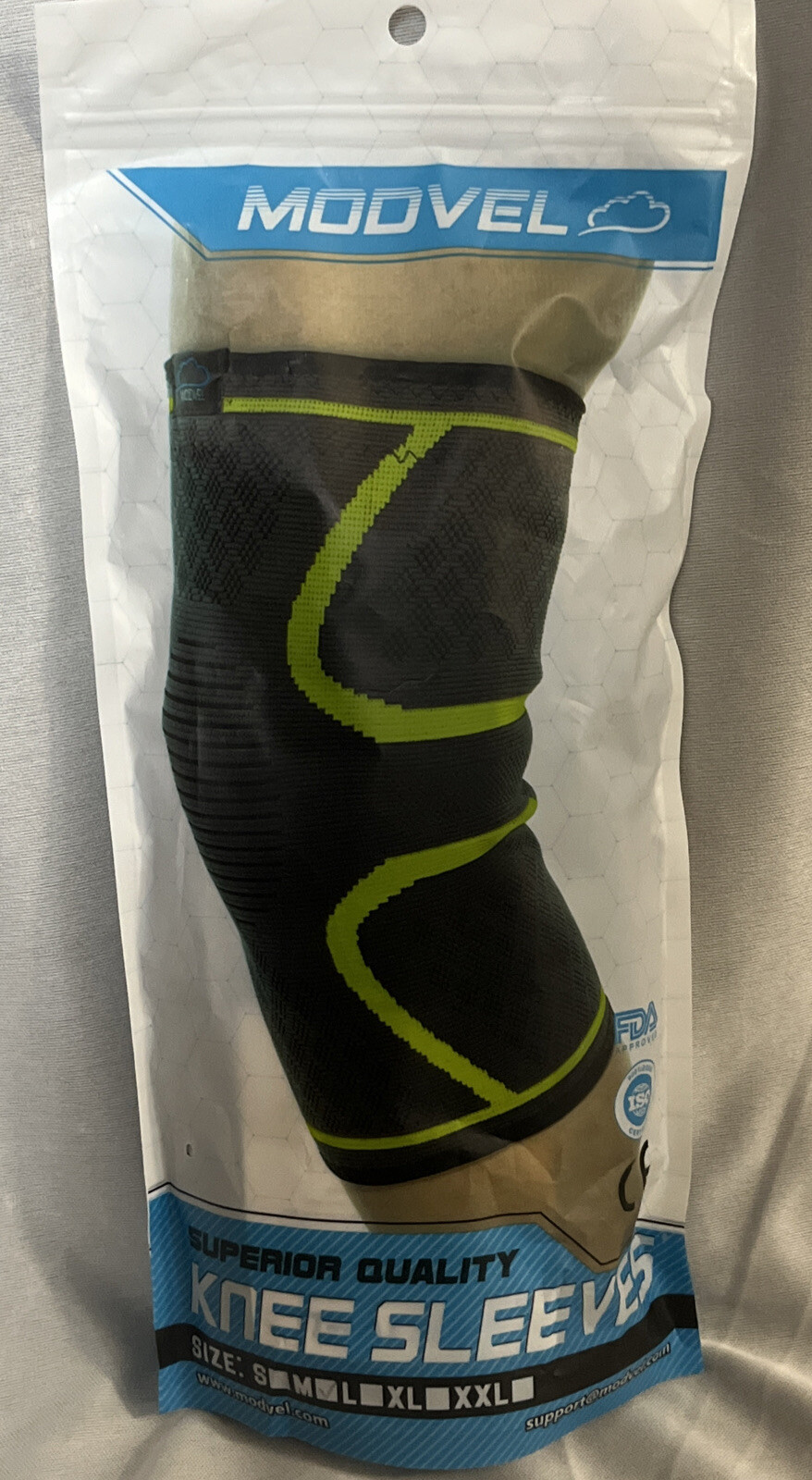 💥 Knee Braces (M) 2 black & green