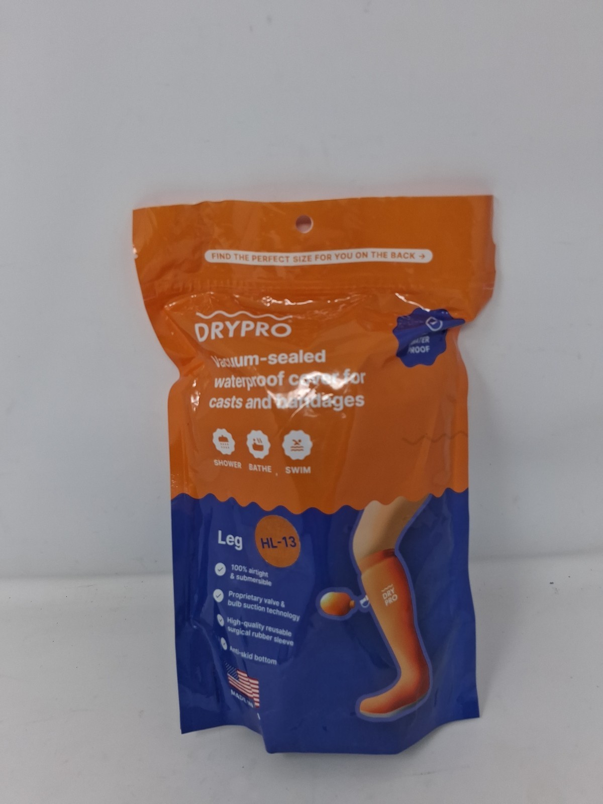 DRYPRO Vacuum-sealed waterproof cover for casts and bandages HL-13 Leg