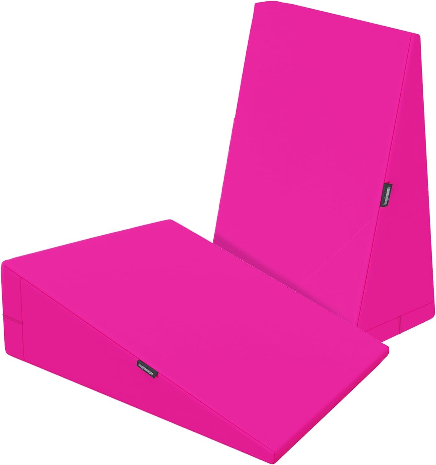 PACK OF 2 Imaginarium Wedge Pillow for Sleeping- 7.5″ Memory Foam Bed Sleep Pink