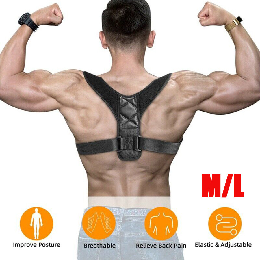 Back Brace Posture Corrector Open Strap Straight Back Correction Brace Home Use