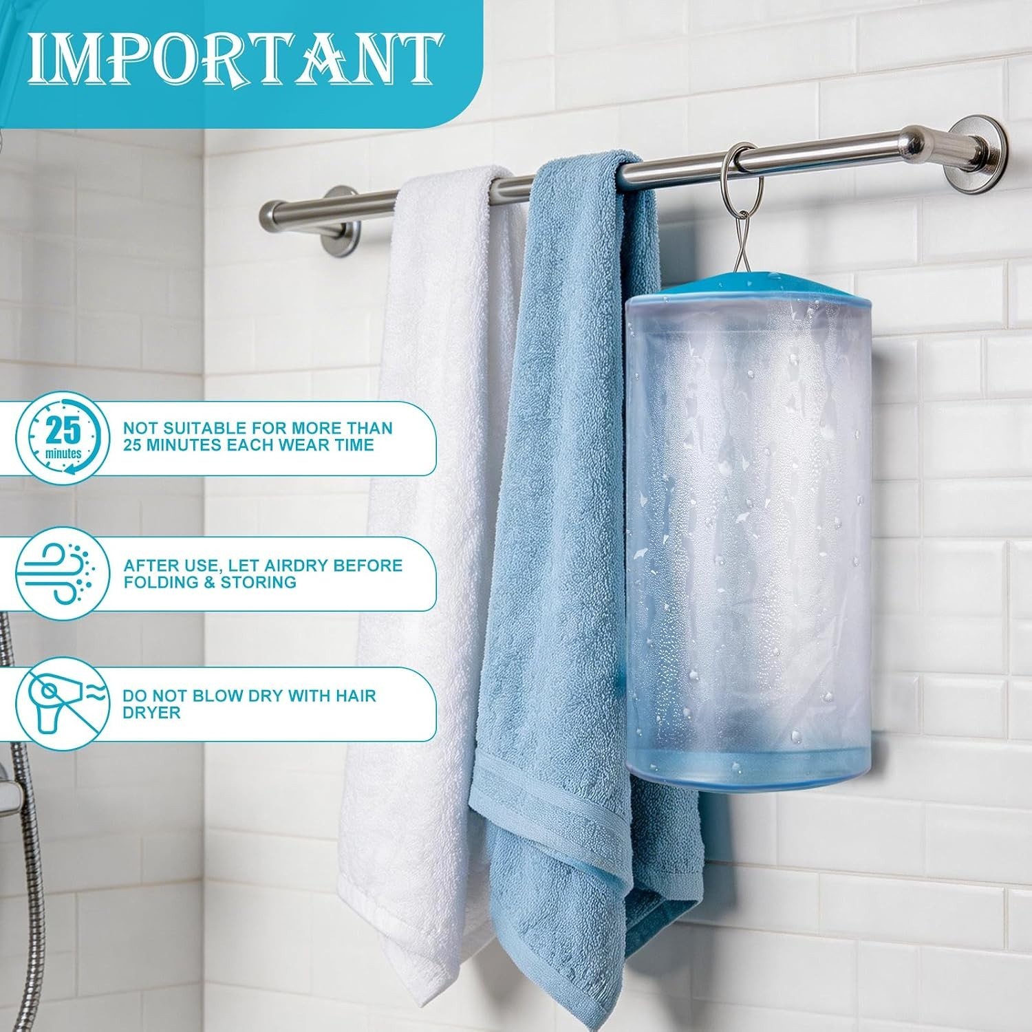 Waterproof Knee Cast Cover for Shower – Reusable Protector for Surgery Recovery