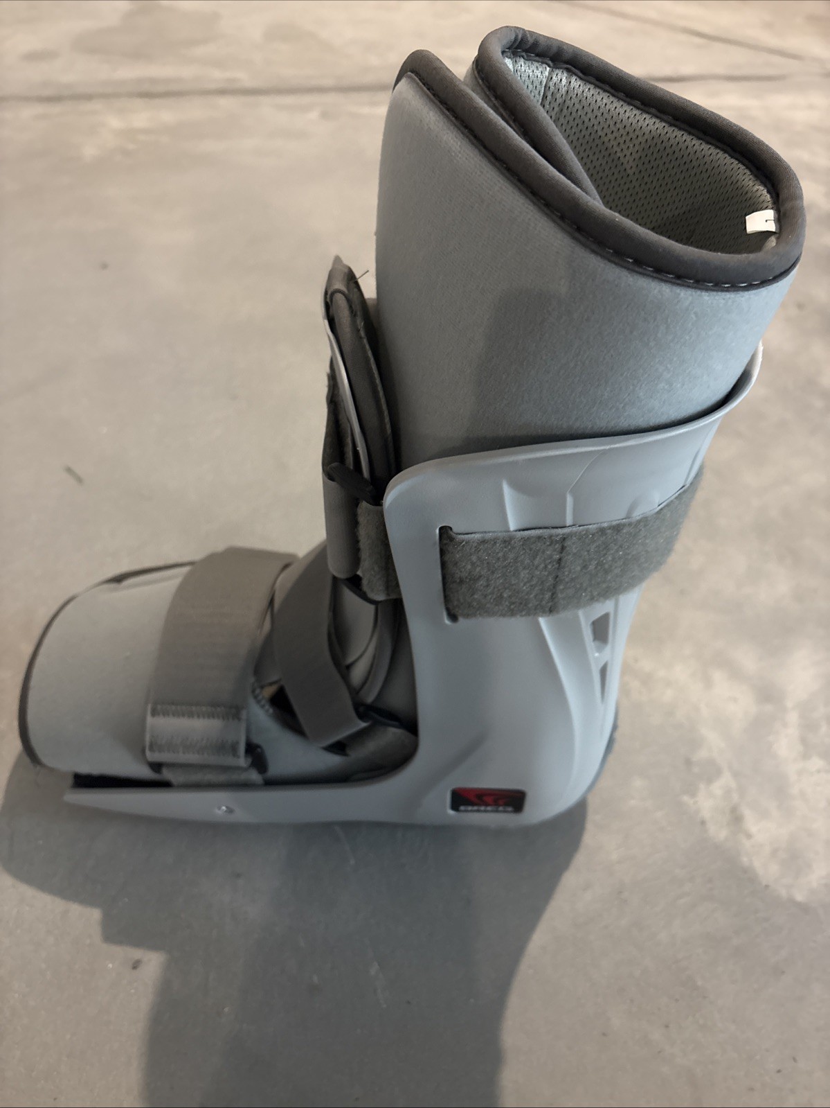 BREG Genesis Full Shell Walker BOOT 3-Strap W/Air Pump Ankle Support Size Large