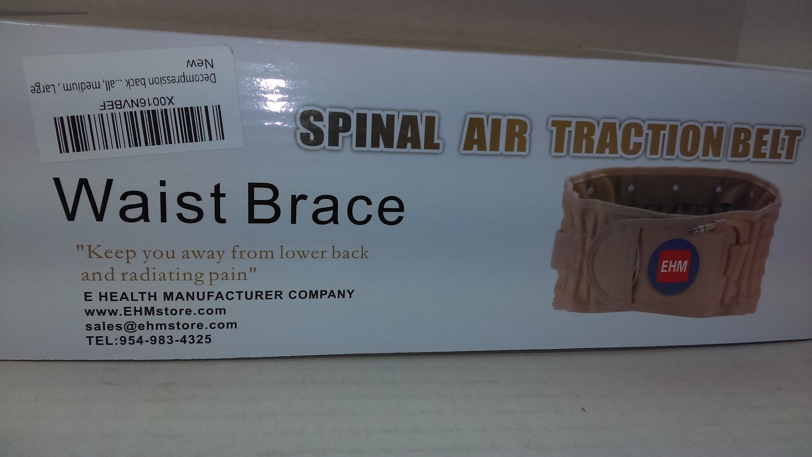 EHM Spinal Air Traction Belt