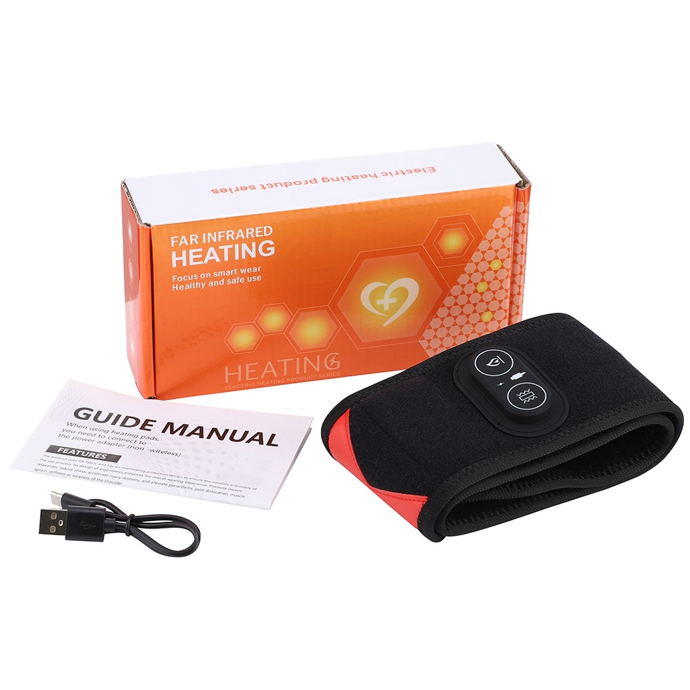 Electric Infrared Heated Wrist Wrap Brace Hand Massage Vibration for Pain Relief