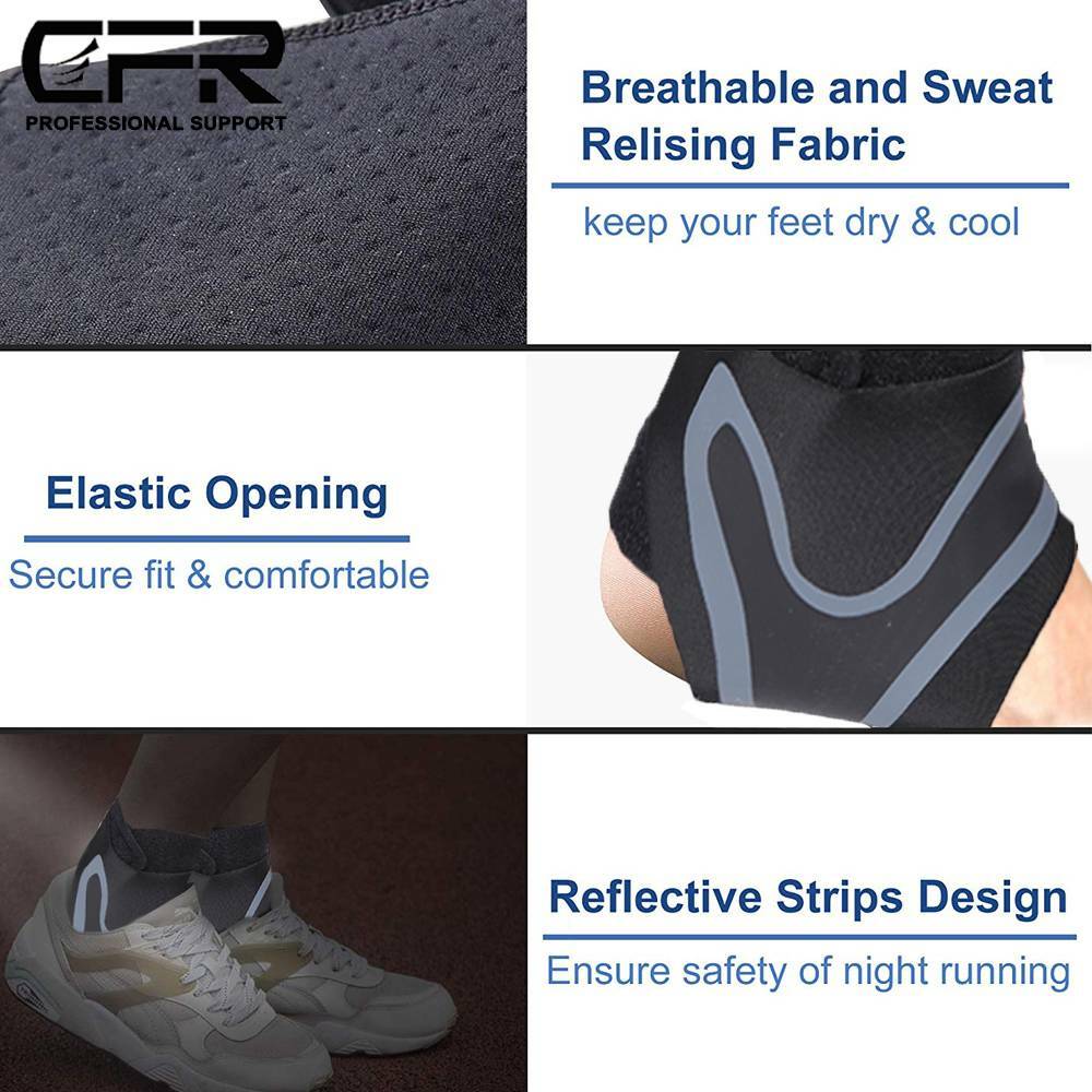 Ankle Brace Achilles Tendon Support Arch Foot Wrap Sleeves Tendinitis Strap CFR