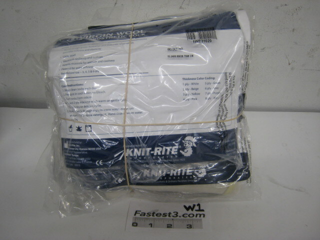 Virgin Wool Prosthetic Sock 1WS31020 6 x 3.5 x 20 Pack of 9