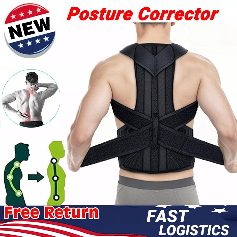 Back Posture Corrector Belt Men Women Straightener Brace Support Orthopedic Vest