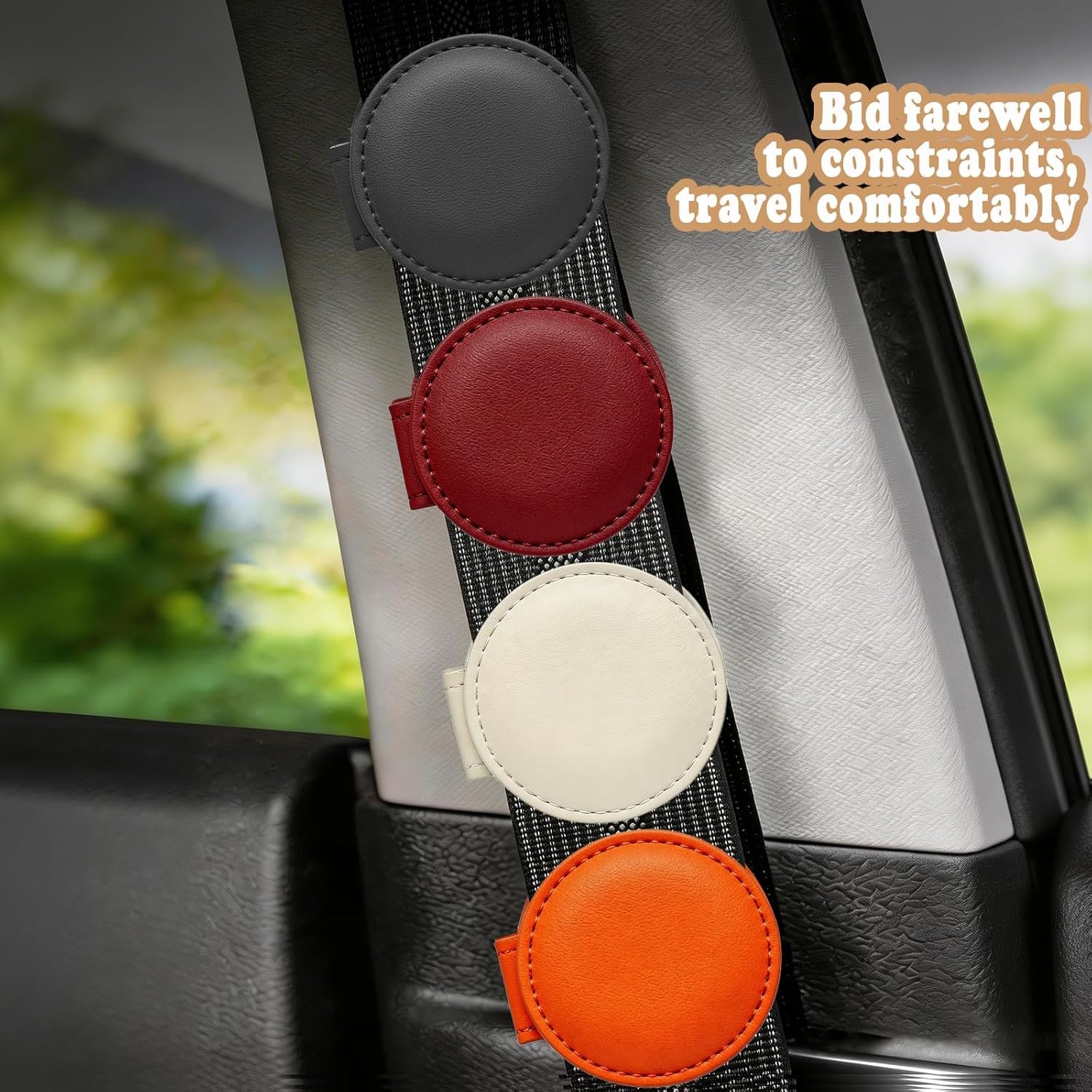 2 Pack Magnetic Belt Clip: Shoulder Strap Positioner, Relieves Neck Pressure