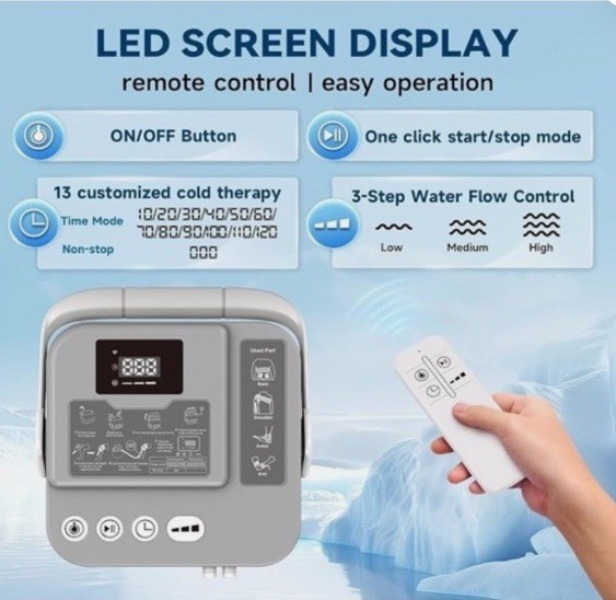 Ketfly Cold Therapy Machine With Programmable Timer And Silent Pump