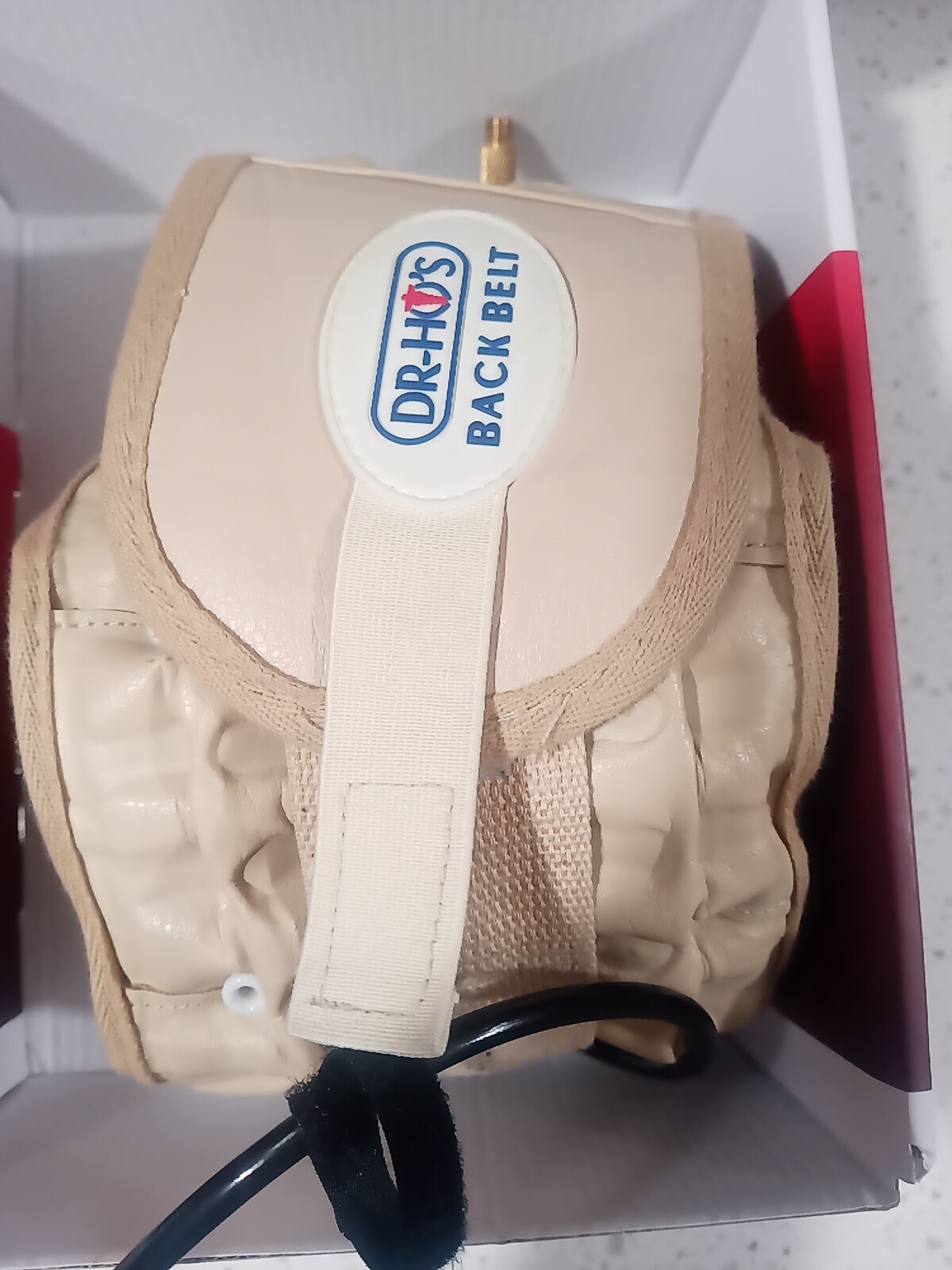 DR-HO’S Beige Adjustable Stretch Compression 2 In 1 Back Pain Relief Belt Size A