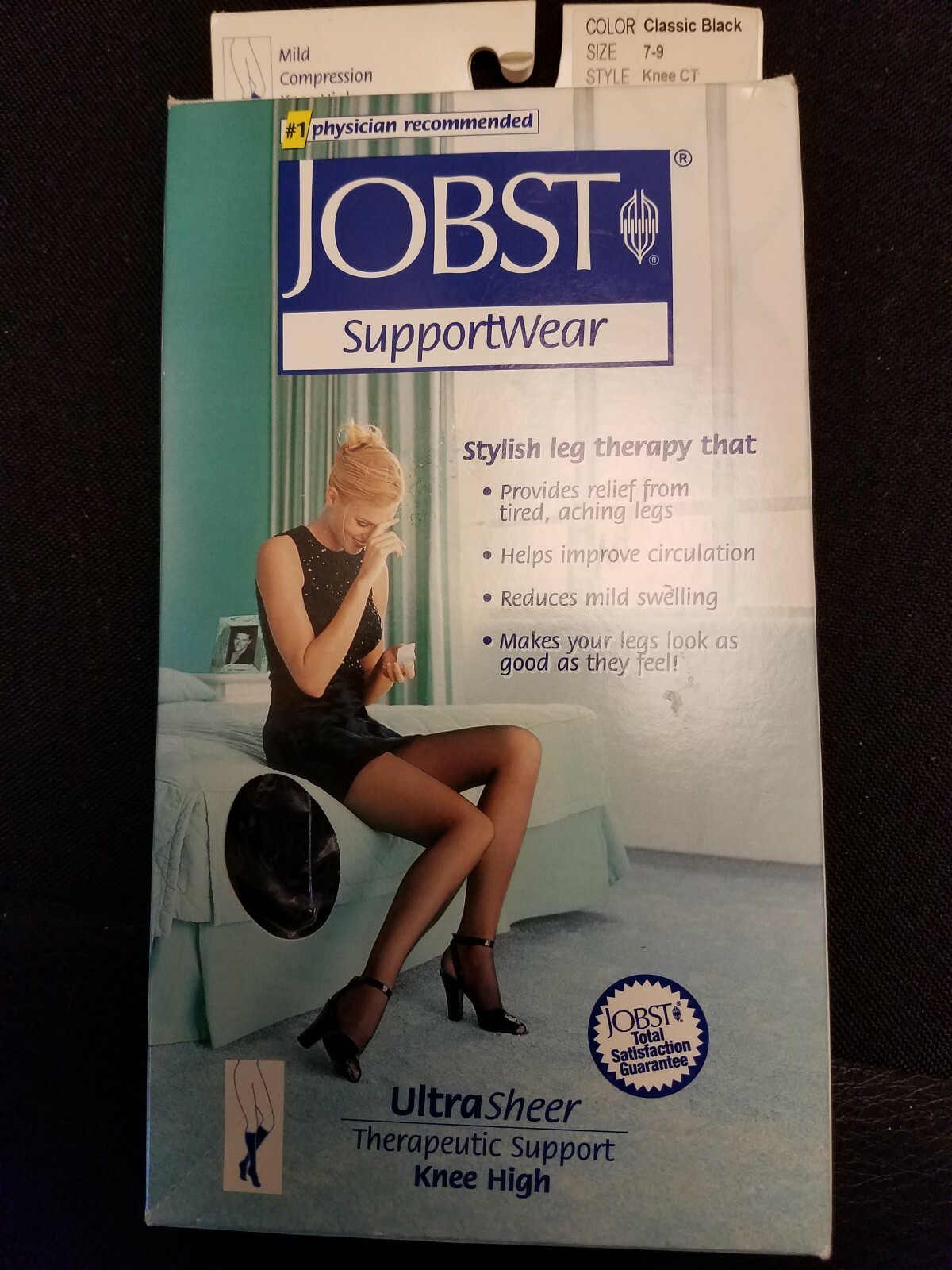 JOBST SupportWear (7-9) Knee CT Mild Compression 8-15 mmHg Ultra Sheer Knee High