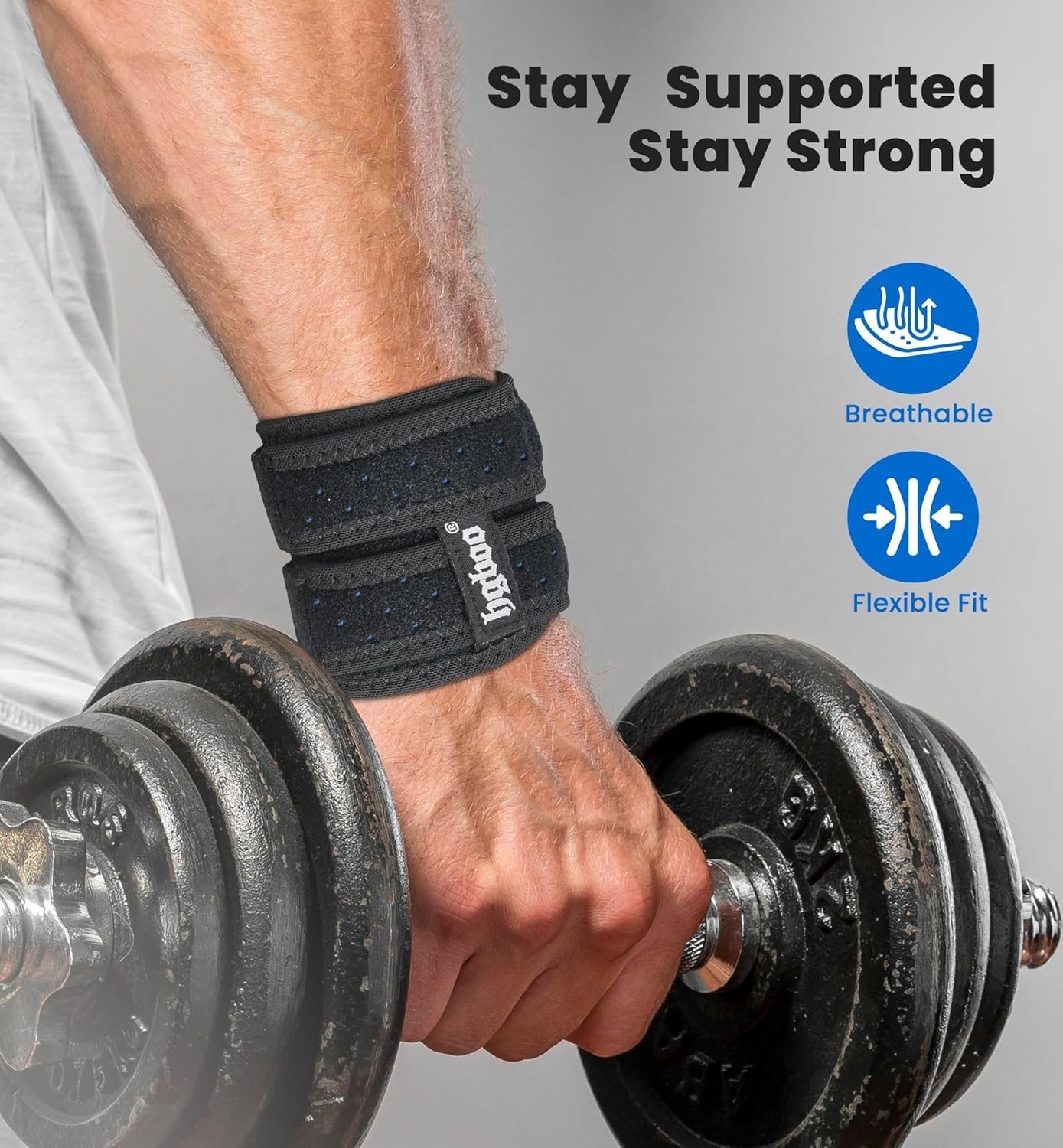 Breathable TFCC Wrist Support – 2-Pack Adjustable Straps for Sports & Daily Use