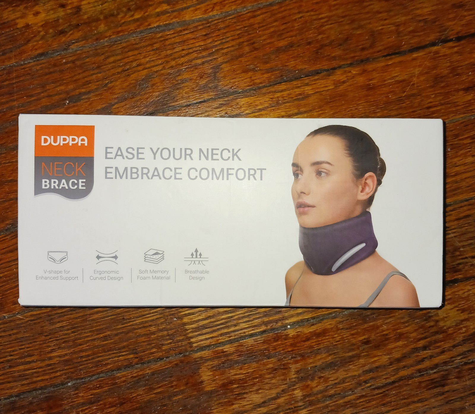 DUPPA Neck Brace, For Support + Pain Cervical Collar, New