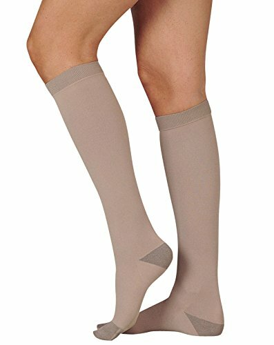 Juzo Silver 30-40mmHg Knee Length Socks, (Size: V) Silver, Closed Toe