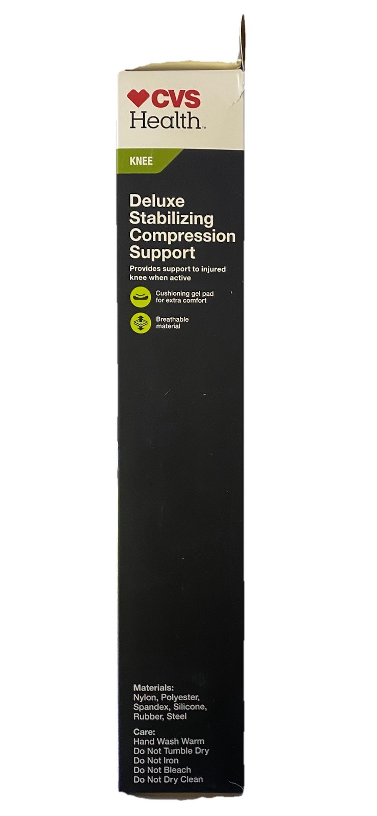 CVS Health Deluxe Stabilizing Compression Knee Moderate Support LARGE