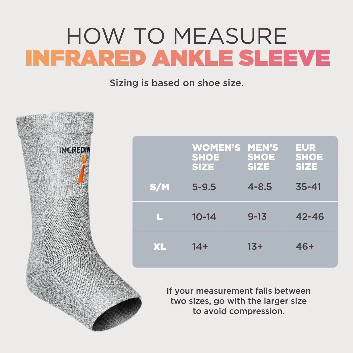 Incrediwear Ankle Brace X-Large Grey – Plantar Fasciitis Achilles Support