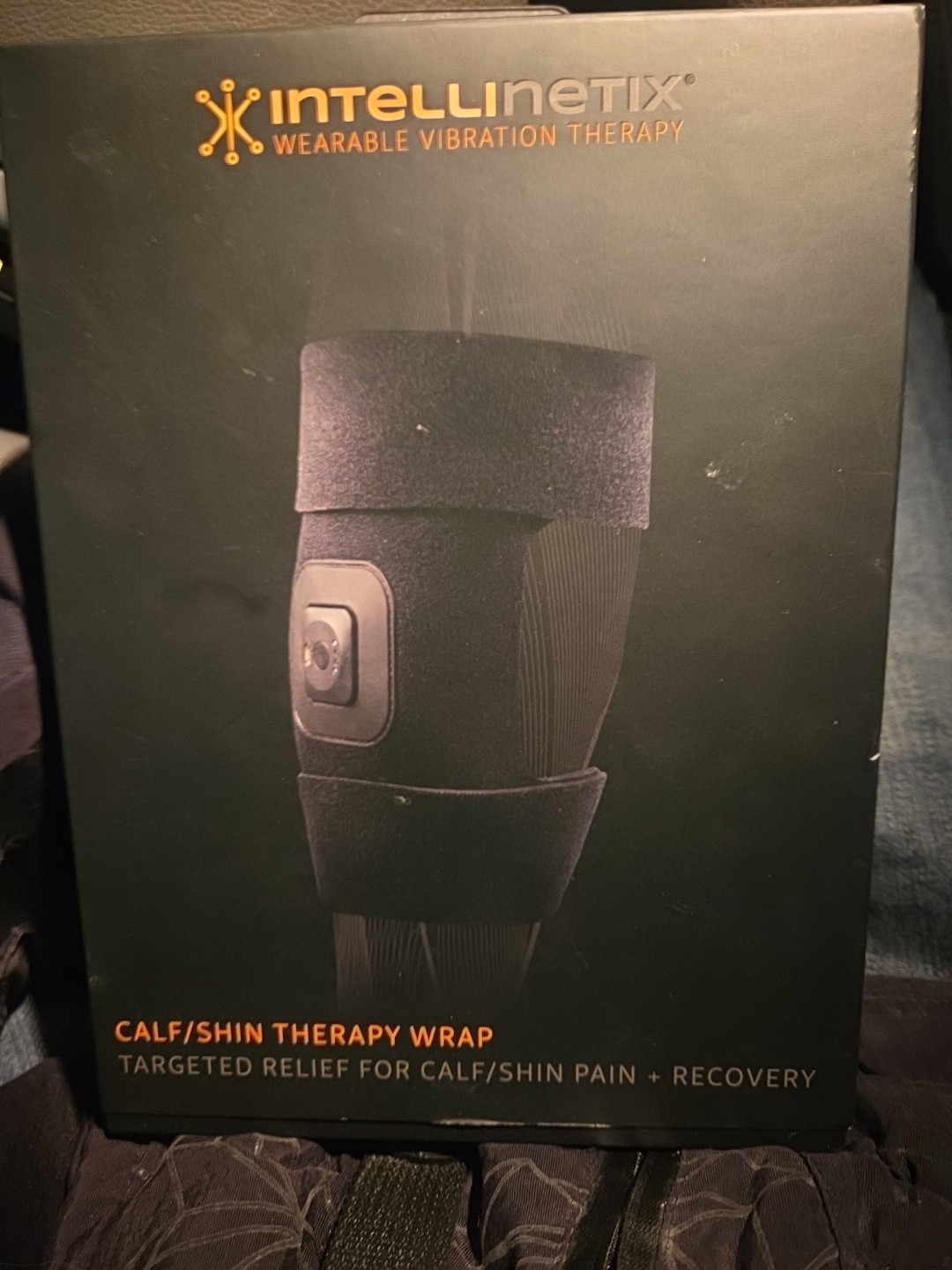 Intellinetix Wearable Vibration Therapy Calf/Shin Therapy Wrap NEW