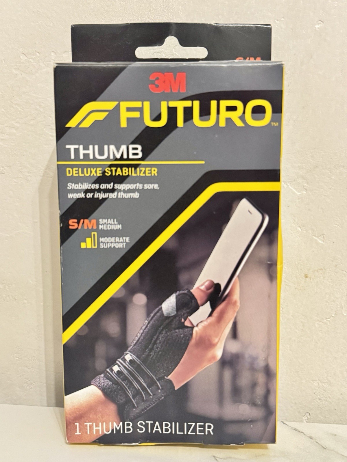 Futuro THUMB Stabilizer Deluxe SMALL / MEDIUM – 1 MODERATE stabilizer black