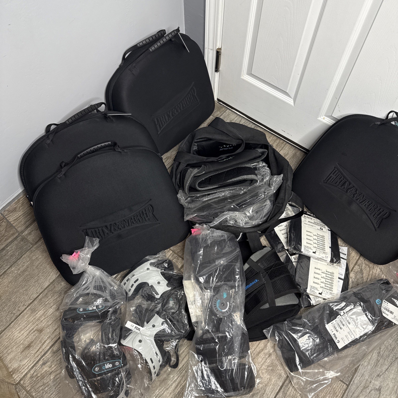 Lot Of Medical And Support Braces. Several Brands