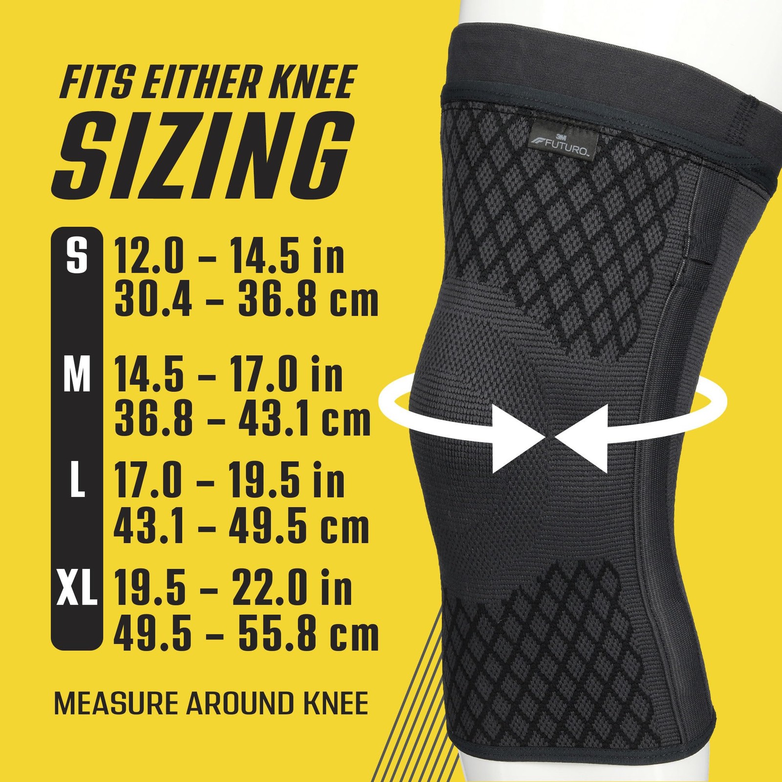 Premium Compression Knee Sleeve with Stabilizers, Removable Stabilizers, Adva…