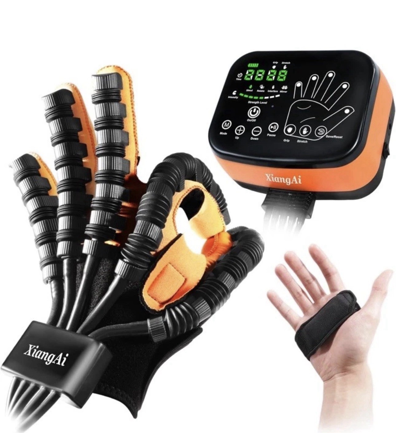 XiangAi Rehabilitation Robot Glove Stroke Hemiplegia Therapy Right Large 4 Modes