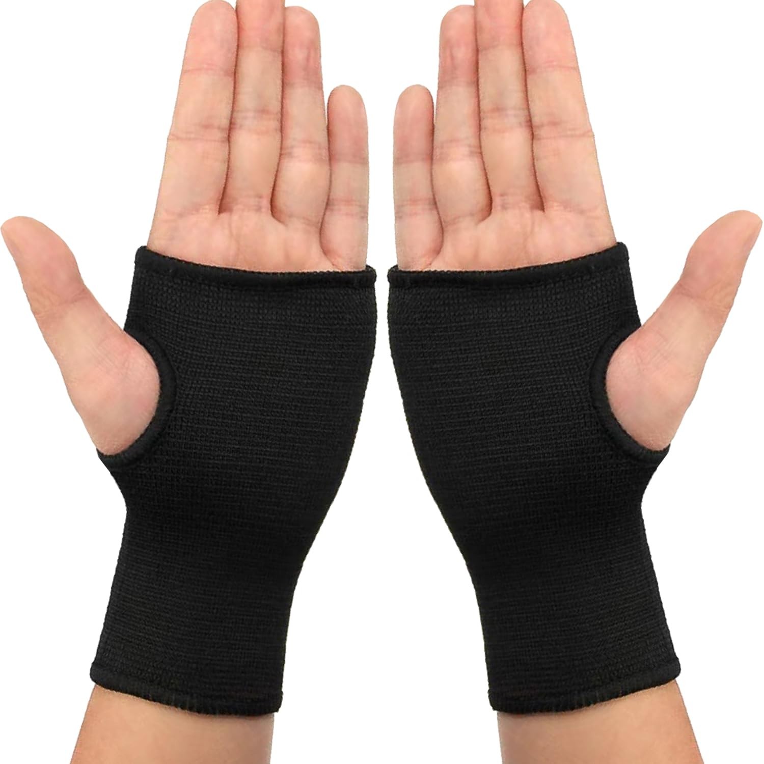Palm Brace Wrist Compression Sleeves (1 Pair) for Men and Women