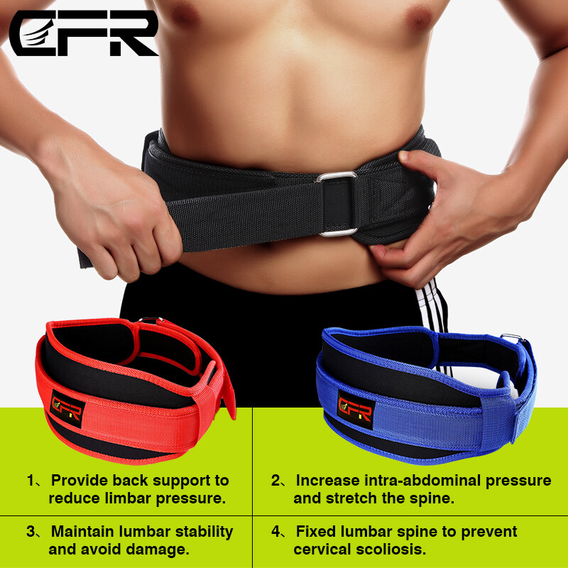 Men Women Adjustable Lumbar Support Lower Waist Back Belt Brace Pain Relief Band