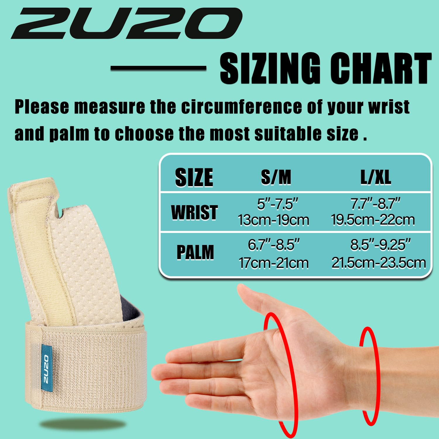 Compression Thumb Brace, Breathable Wrist Stabilizer – Lightweight Thumb Spli…