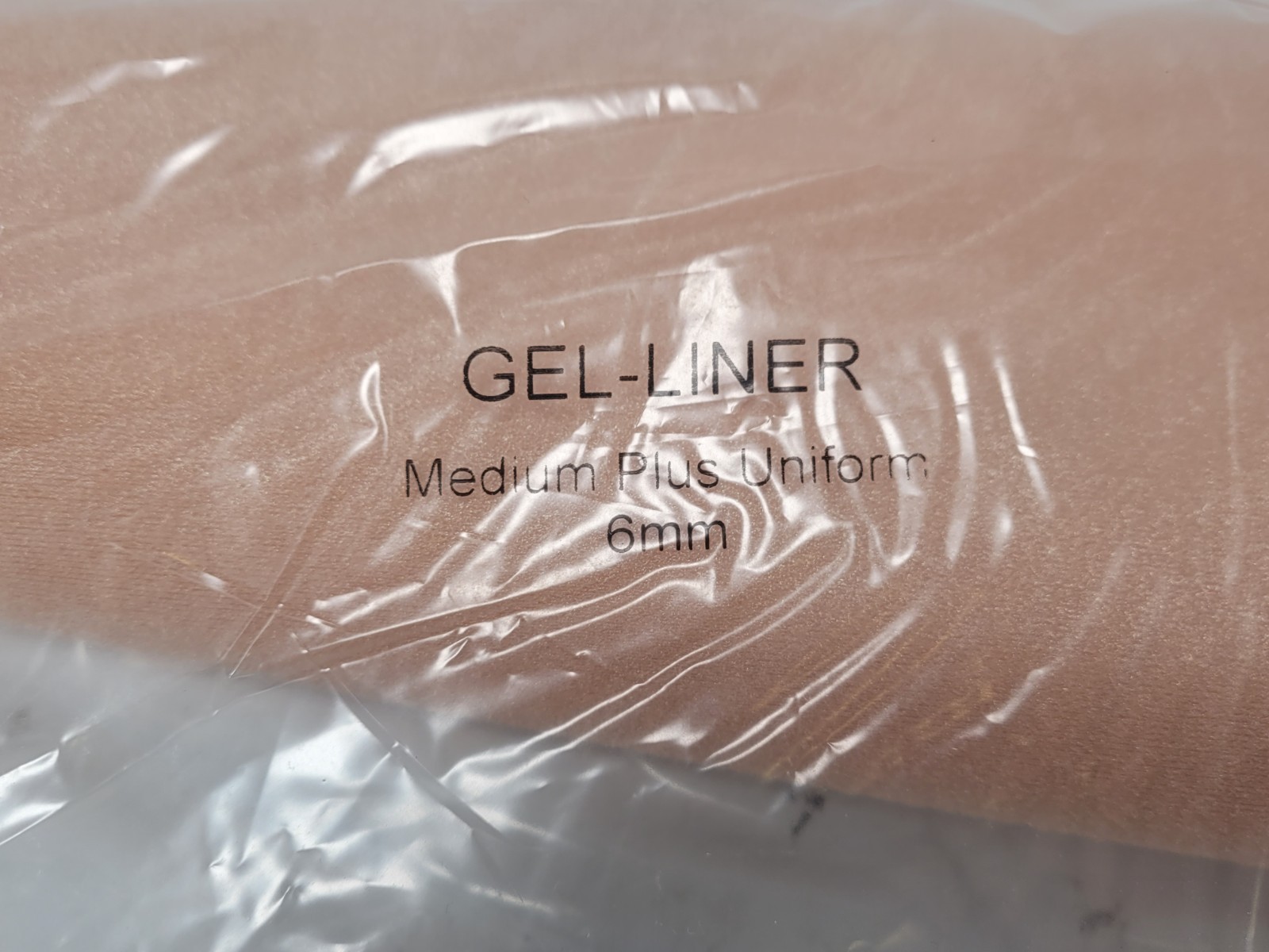 DAW Industries Cool Liner Prosthetic Gel Liner Medium Plus Uniform 6mm