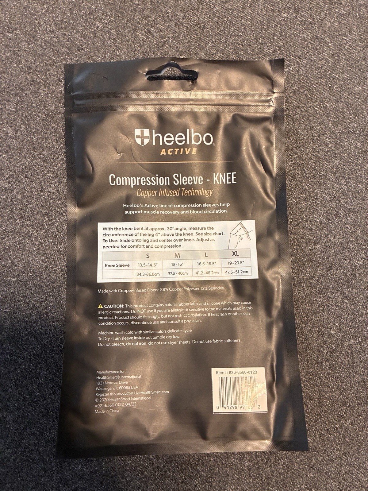 Heelbo Active Copper Knee Sleeve