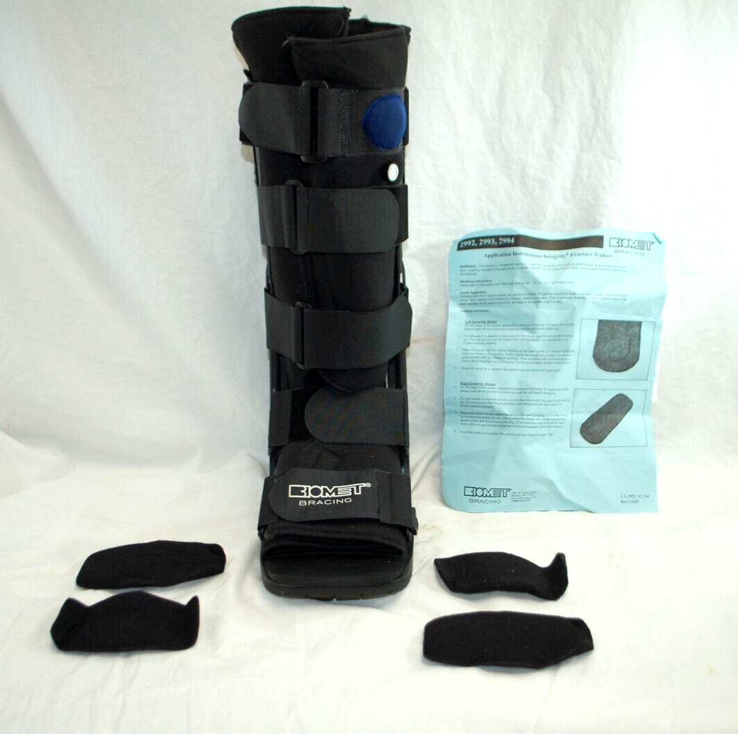 Biomet Bracing Tall Integrity Fracture Walker Boot Brace Size Medium M5054
