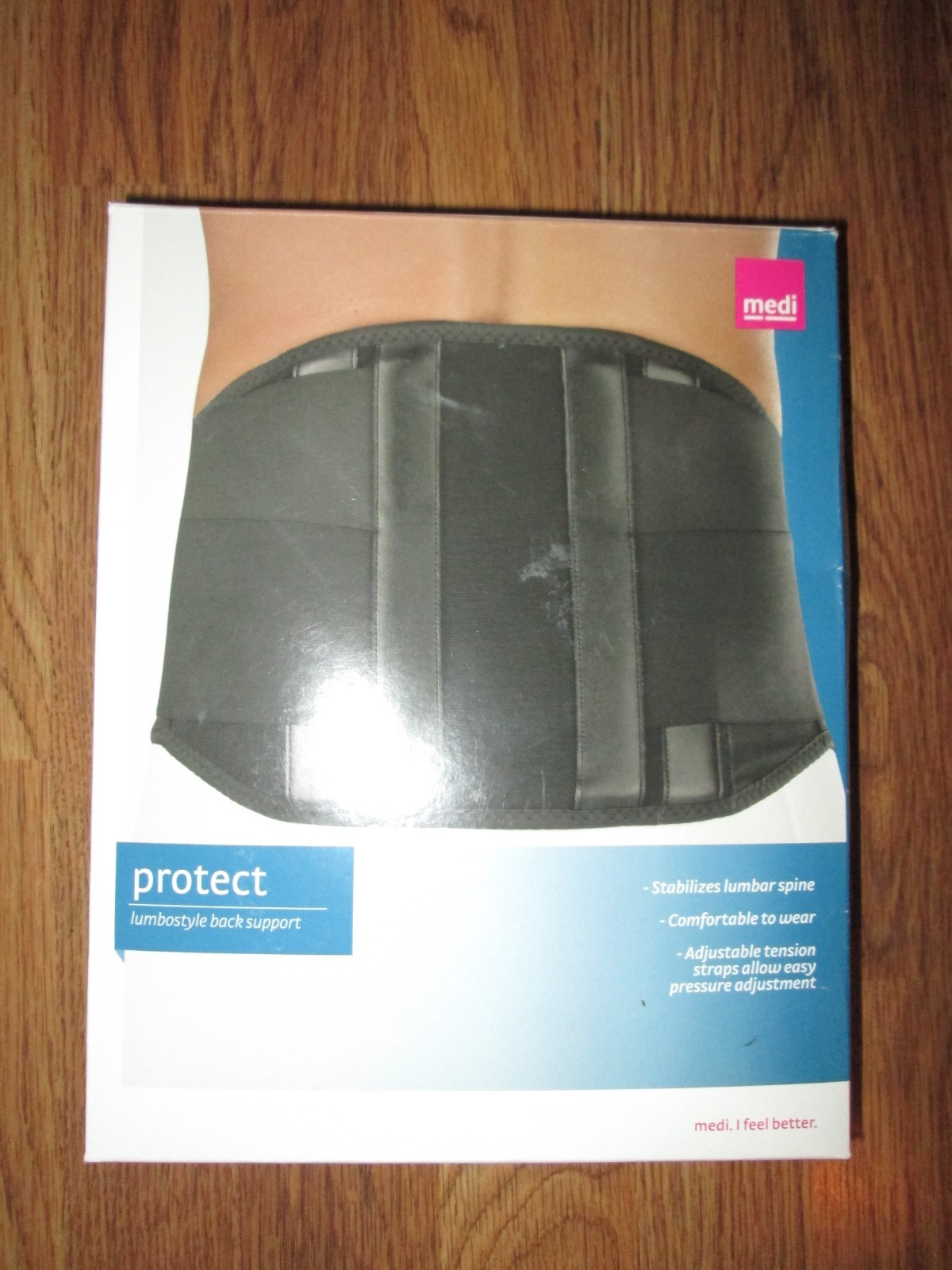 Medi Protect Lumbostyle Back Support Brace Black Size III K260623